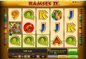 Ramses II Deluxe в казино онлайнг