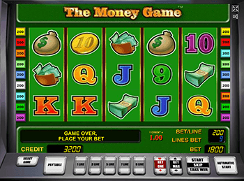 В казино автоматы The Money Game